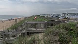 Checking Out the Ocean in Kill Devil Hills Outer Banks NC
