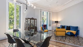Luxurious 142 m² main floor apartment with 3 bedrooms in Eixample Left - Barcelona