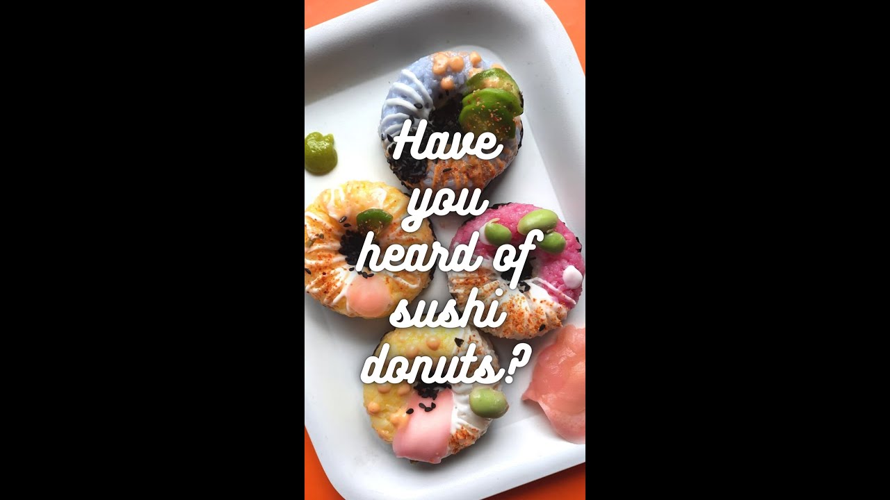 Sushi Donuts | #Sushi | Mumbai Restaurant Review | डोनट के शेप में कच्ची मछली #Shorts | India Food Network