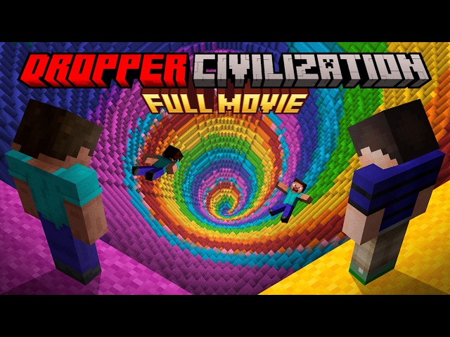 I Survived Minecraft's Dropper Civilization Video Thumbnail
