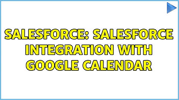 Salesforce: Salesforce Integration with Google calendar (2 Solutions!!)