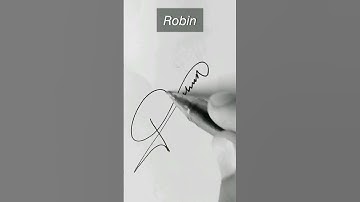 What A Signature!! 🤣😱||Signature For Robin||#shorts||#trending||#viral