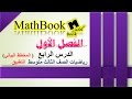 الدرس الرابع في شرح الرياضيات للصف الثالث متوسط 2017 - (المخطط البياني للتطبيق)