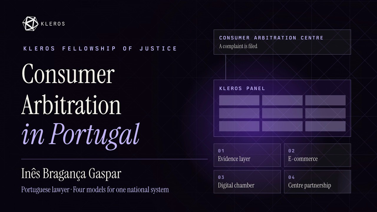Kleros and Consumer Arbitration in Portugal