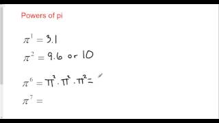 Approximating Powers of pi