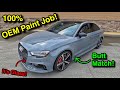 The BEST Paint Job In the WORLD! Rebuilding A Wrecked 2019 Audi RS3 From Copart Part 6!