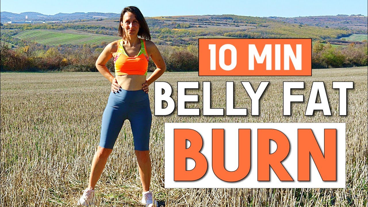 Сжигаем жир на животе дома за 1 неделю 🔥 | 10-минутная тренировка пресса стоя, без прыжков и прис...