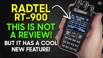 This RADTEL RT-900 Has A Cool New Feature With The Latest Firmware Update!
