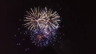 Fourth of july fireworks at sundial bridge redding california part 2