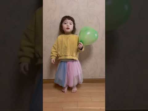 하윤이 눈물비 따라부르는 30개월 아윤이 Feat 영탁 찐이야