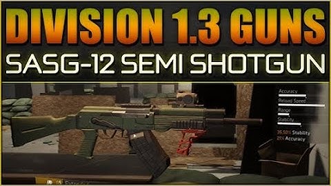 The Division 1.3 Shotgun build PVP