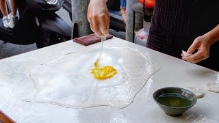 Making Roti Prata (Indian Pancake)  台灣少見的印度甩餅作法 ... 