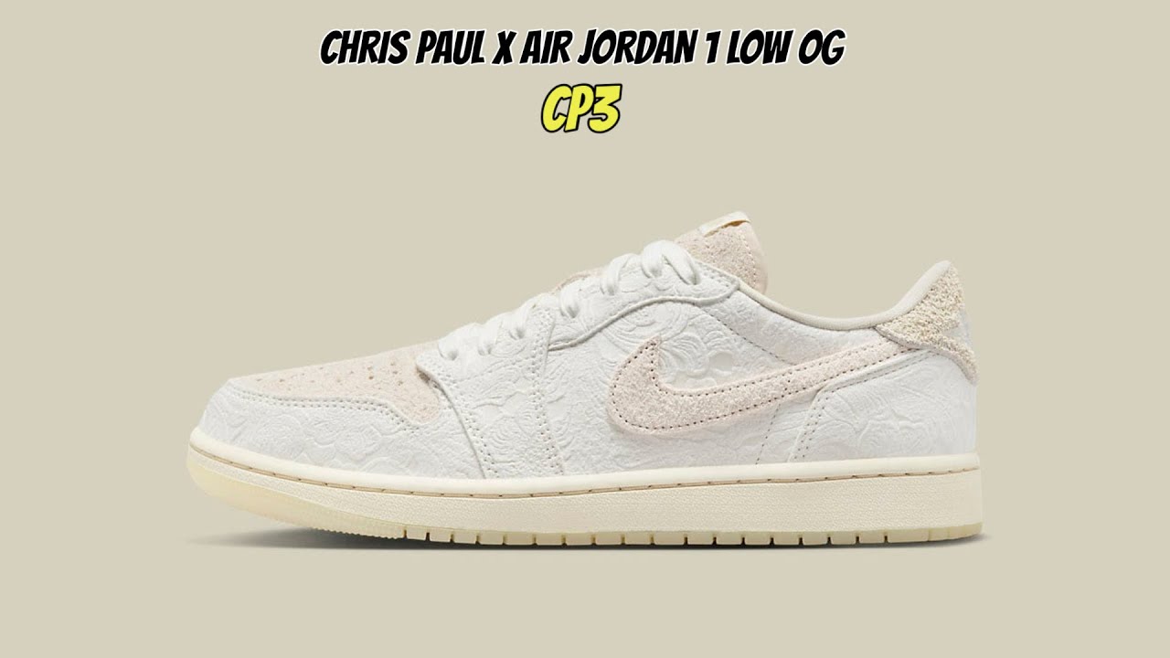 Chris Paul x Air Jordan 1 Low OG CP3 To Release This Fall