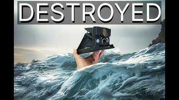 This Polaroid SX-70 was DESTROYED by the ocean. I saved it.