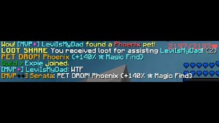 LOOTSHARED LEGENDARY PHOENIX PET (Hypixel Skyblock)