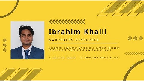 Photo Contribution Tutorial in WordPress.org - Get Photo Contributor Badge -  by Ibrahim Khalil