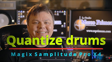 Quantize drums with Magix Samplitude Pro X4