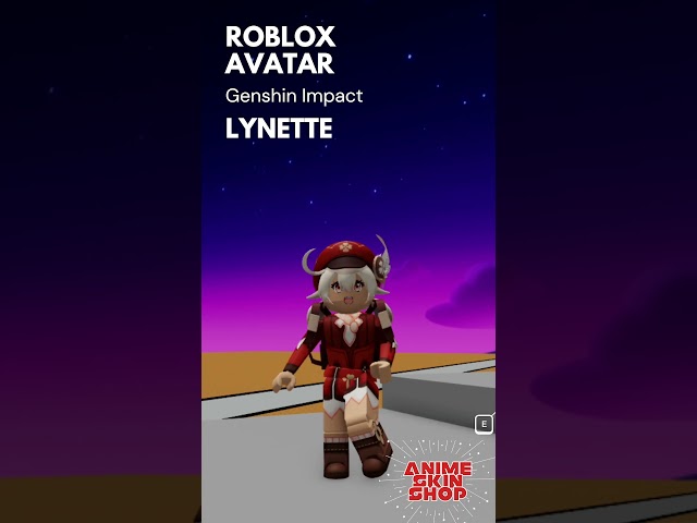 【Genshin Impact】This game is Roblox's "Anime skin shop" #Shorts