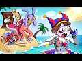 Bikini Pomni At the Beach, But Color are Missing?! | AMAZING DIGITAL CIRCUS Comic Dub. Animation