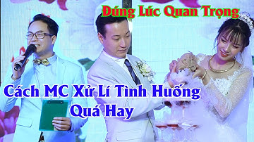 🔴 MC Đám Cưới Chuyên Nghiệp Xử Lí Tình Huống Cực Hay | MC Hoàng Hà