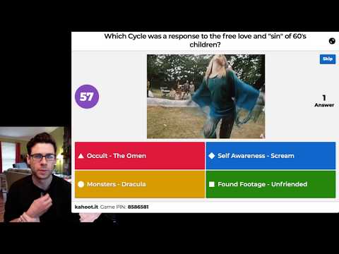 FILM - Live Kahoot Trivia - HORROR