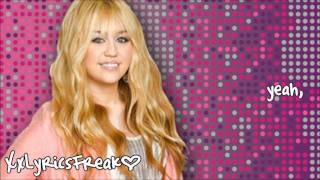 Hannah Montana- Been Here All Along (Lyrics Video)