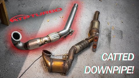 ATP Catted Downpipe Installed on the Mk7 GTI - The Perfect Sound for a Daily!