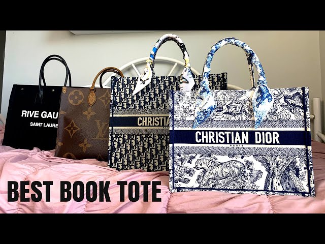 Best Book Tote - Reviewing & Ranking Louis Vuitton On The Go, Dior Book  Totes & YSL Rive Gauche 