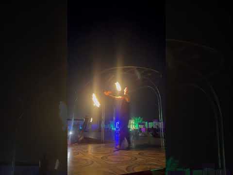 Fire dance ,Dubai desert camp