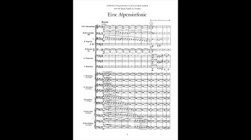 Strauss - Eine Alpensinfonie Op. 64 (Score)