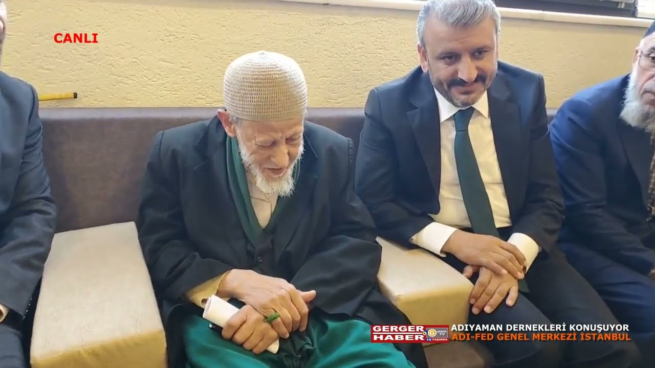 Adıyamanlı Seyda Hoca  Dernekler Federasyonu Genel Merkezinde  Halka Seslendi