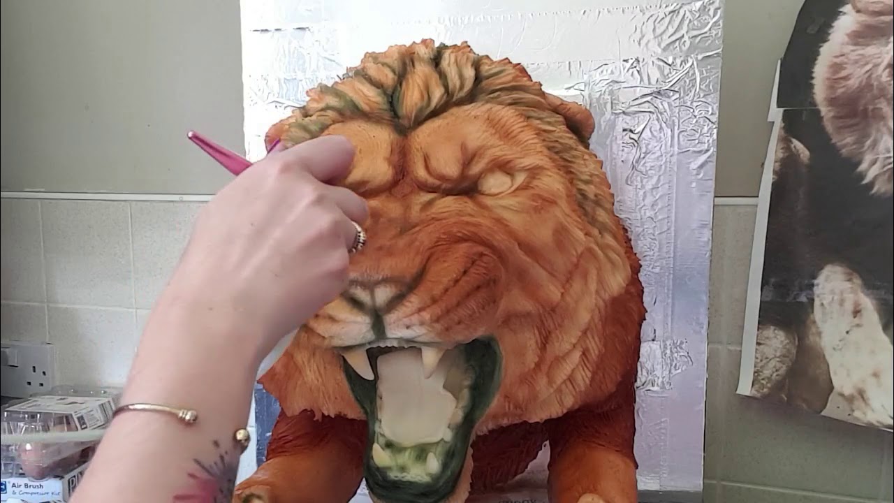 How To Make Aston Villa 3d Lion Cake Avfc Gadget Cakes Youtube