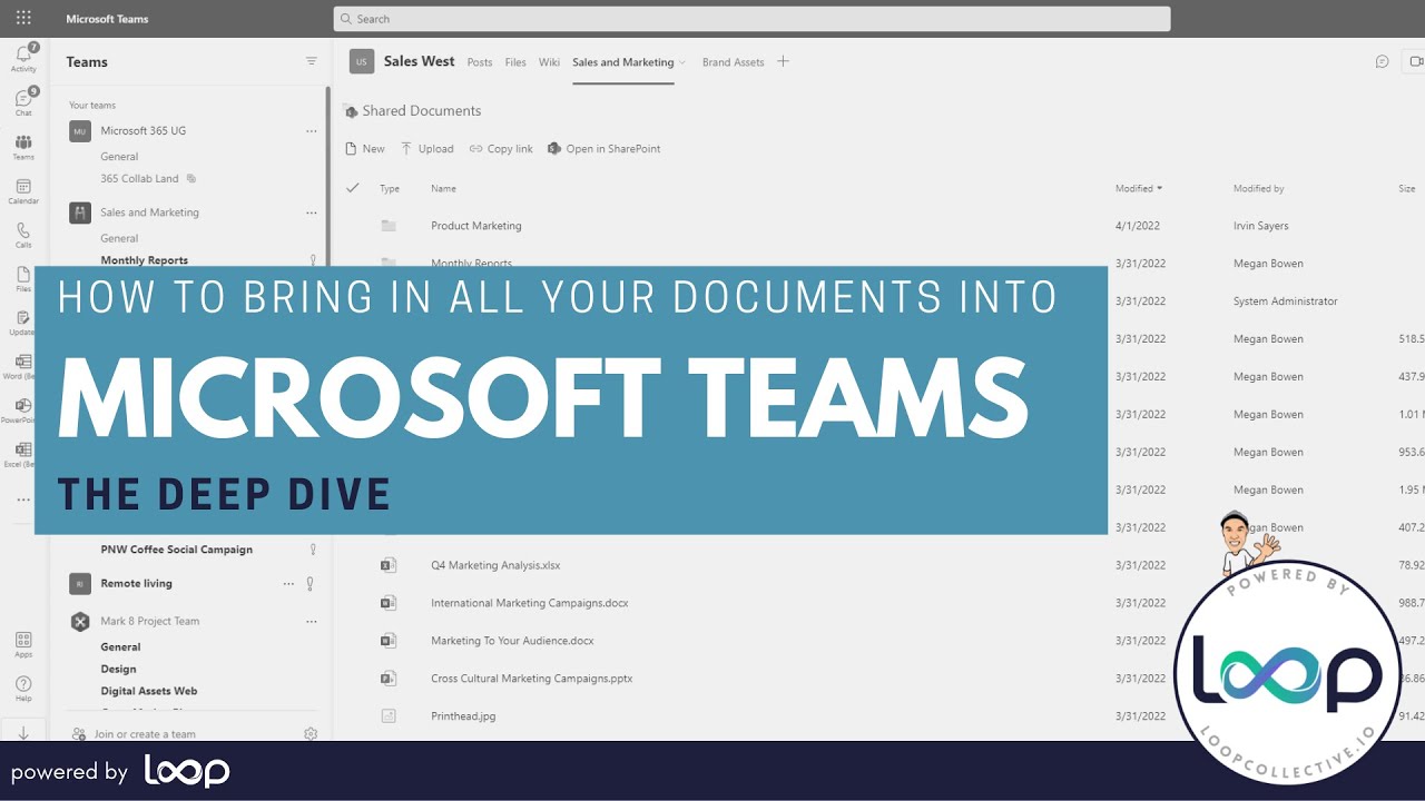 How to Bring all your Important Documents into Microsoft Teams