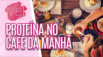 O que posso comer de proteína no café da manhã?