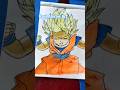 Goku drawing Cute style | Ravi Anime Art #shorts#watercolour#raviart#Animeart#