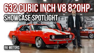 Showcase Spotlight    1969 Camaro ProTouring Resto mod 632ci V8 820hp    SOLD    137099