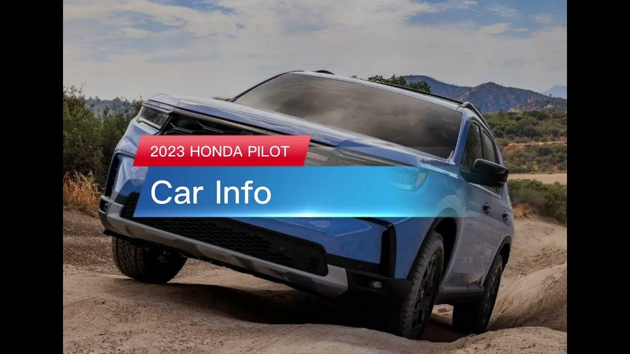 Honda Pilot 2023 Will Be Like This Redesign - YouTube