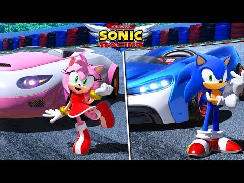 SONIC RACING - ACHEI A NAMORADA do SONIC!! - Gameplay - YouTube