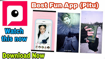 How to edit fun videos in Pitu App || make fun videos now on Android free App 2018 ?