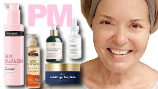 PM Skincare Routine Over 50 - Step by Step Anti Aging