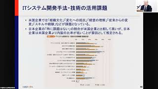 「DX白書2021説明会」ウェビナー：6. DXを支える手法と技術