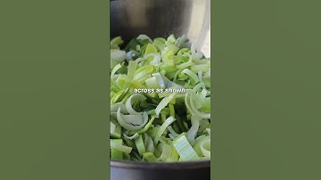 The Best Way to Clean Leeks