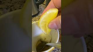 BLACK TEA WITH HONEY ? AND LEMON ? GOOD FOR COUGH AND COLDS asmrsounds satisfying shorts