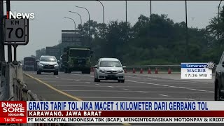 Tol Macet Melebihi 1 KM Saat Mudik Lebaran, Pemerintah Gratiskan Tarif Tol #iNewsSore 25/04