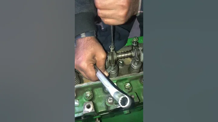 Tappet setting#dieselengine #viralvideo #trending #generator #johndeere #easyway  John Deere 6068