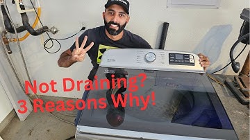 Top 3 Reasons Why Newer Style Maytag Washer Will Not Drain!