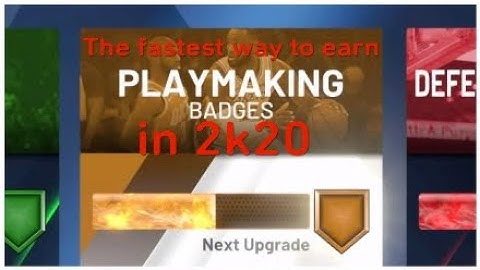 The FASTEST WAY to get playmaking badges in 2k20 MyCareer