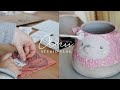 Studio Vlog | Full Glazing Ceramic Pot Process, Packing Orders, First ASMR Cooking | ASMR Vlog