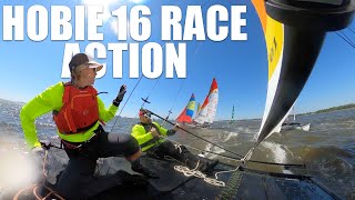 Hobiecat 16 racing ONBOARD Midwinters Regatta USA 2024