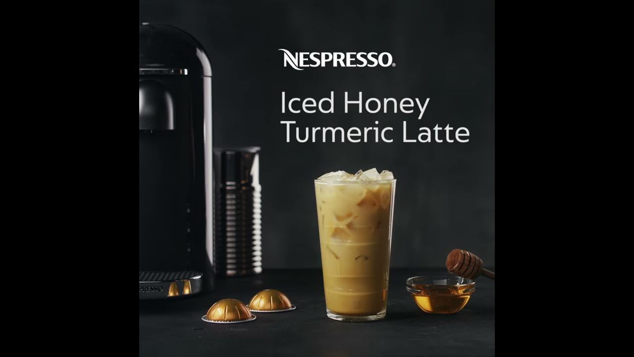 Nespresso Iced Honey Turmeric Latte Recipe USA YouTube